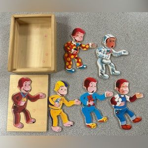 Curious George Wooden Puzzle